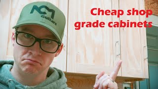 How to build cheap shop cabinets