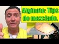 Alginato: Tips de mezclado.