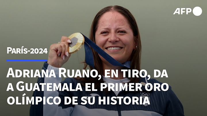 Adriana Ruano, en tiro, da a Guatemala el primer oro olímpico de su historia | AFP