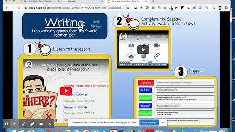 How to link your Google Slides to Seesaw