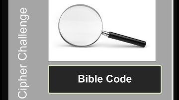 Cipher Challenge: Bible Code