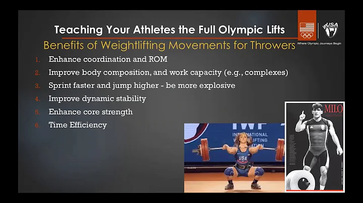 Weight lifting webinar with Mike Gattone "Teaching your athletes the full Olympic lifts"