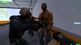 Counter Strike 1.6 - office (with bots) Gameplay