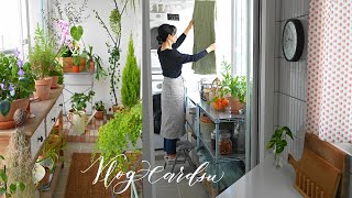 Tips for utilizing a narrow veranda/garden and pantry/shelf hanger DIY/Korean food