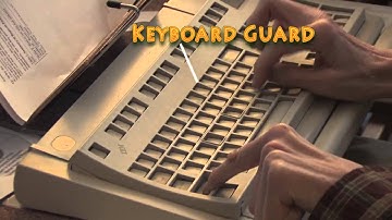 Accommodations and Adaptations Used for Work: Keyboard Guard (Employment Videos)