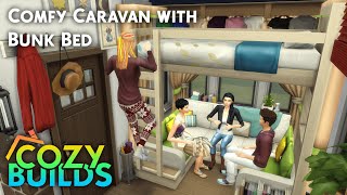 Comfy Caravan with Bunk Bed  Seasons + Paranormal Stuff • The Sims 4 Stop Motion Build
