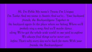 The Backyardigans Theme Song Lyrics