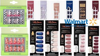 *NEW* Fake Nail Shopping At Walmart | PAINT LAB & SALLY HANSEN And IMPRESS NAILS 💅 2023