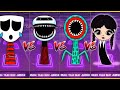 SPRUNKI OC GANGLE🆚INFECTED SKY🆚SEA EATHER🆚WEDNESDAY COFFIN DANCE SONG IN TILES HOP