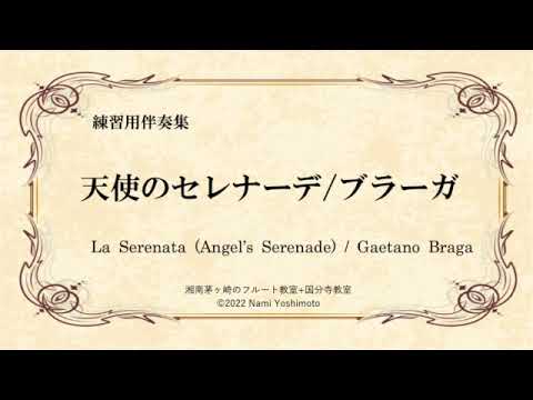 Fl用ピアノ伴奏 天使のセレナーデ ブラーガ La Serenata Angel S Serenade Gaetano Braga Youtube