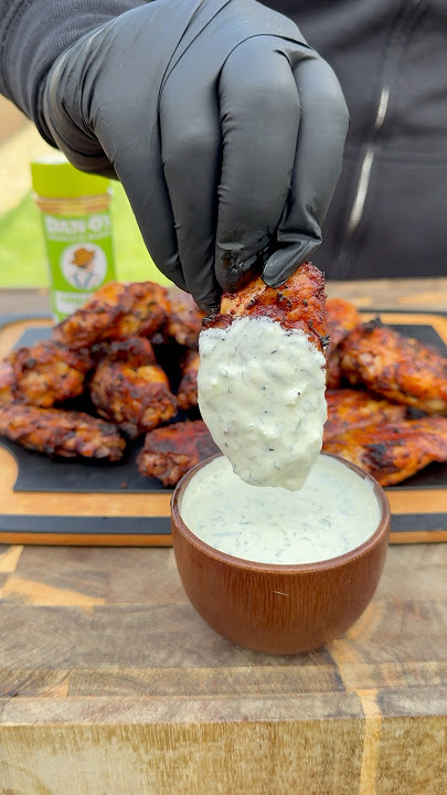 Chili lime grilled chicken wings with @DanOsSeasoning