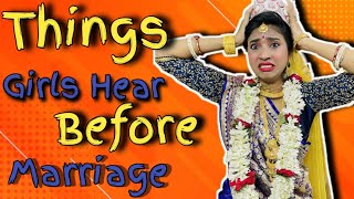 Things Girls Hear Before Marriage 🤣 || #bengalicomedy #bongposto #funny #marriage