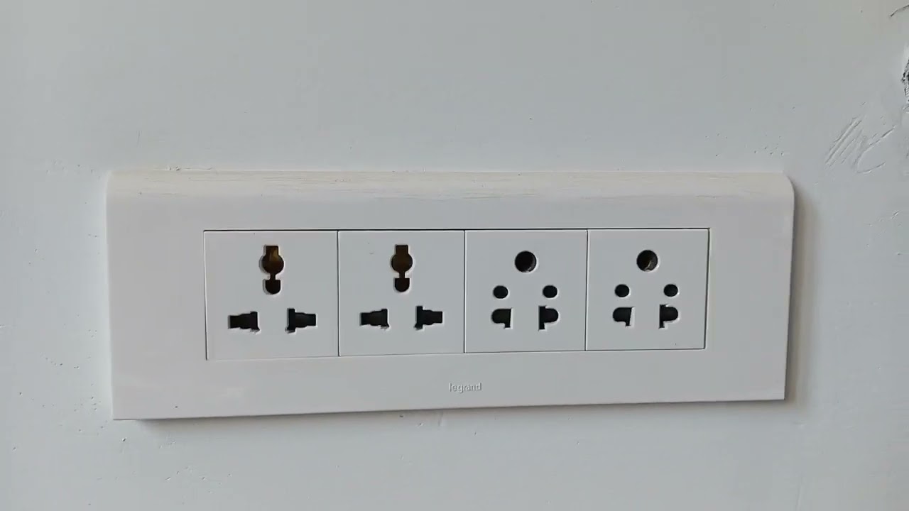 legrand switch board dp and international socket