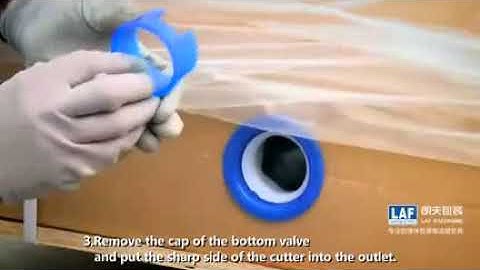 1000L Paper IBC Unloading