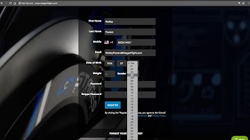 StagesFlight personal profile creation