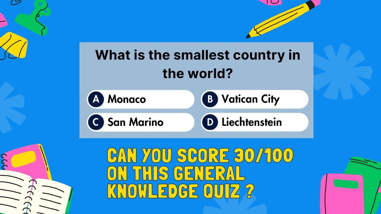 Test Your Brain: Can You Hit 30/100 on This General Knowledge Quiz? #gkandhistory #generalknowledge