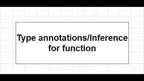 Annotation and Inference  around function in Typescript