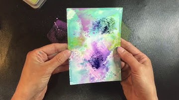 How to Create Backgrounds with Distress Oxides