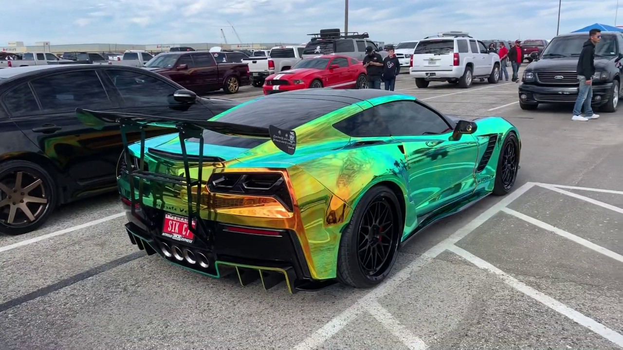 reviewing the g. Wrapped 2021 Corvette - Wild Color Changing Wrap On Corvet...