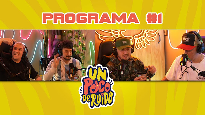 UN POCO DE RUIDO - Programa #1 / Con AGUS LA KUPPE - 1/11/2023