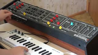 АЭЛИТА советский аналоговый синтезатор midi / AELITA soviet analog synth with midi