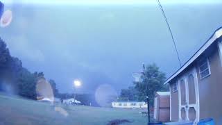 Strong Storm with INTENSE Lightning!  7282020 (Action Camera)