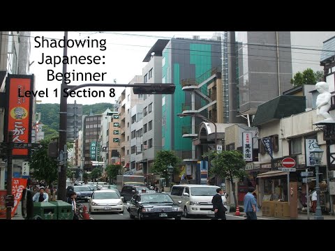 Shadowing Beginner Japanese - Level 1 Section 8