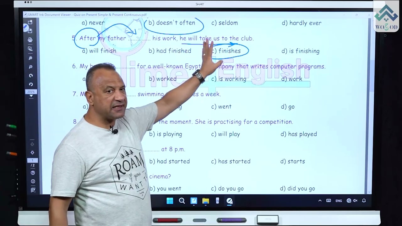 Feedback on Quiz on Grammar - Session 3 - Senior 1