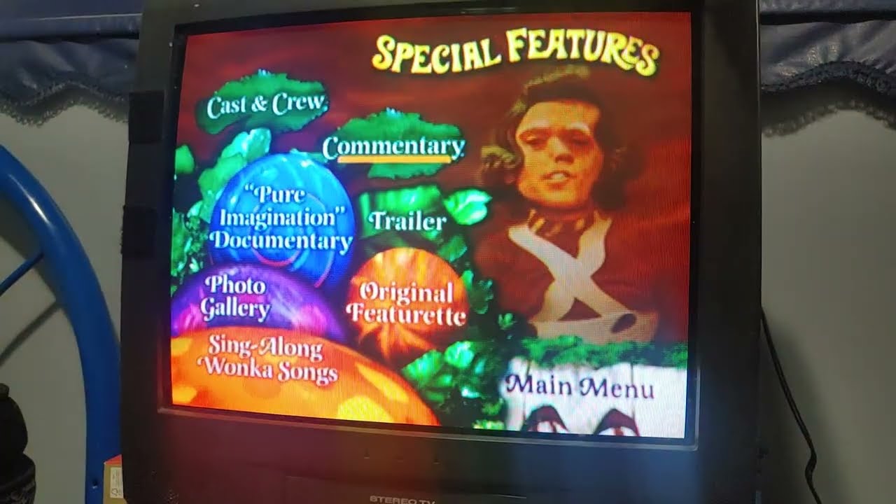 Willy Wonka and the Chocolate Factory 2001 DVD Menu Walkthrough