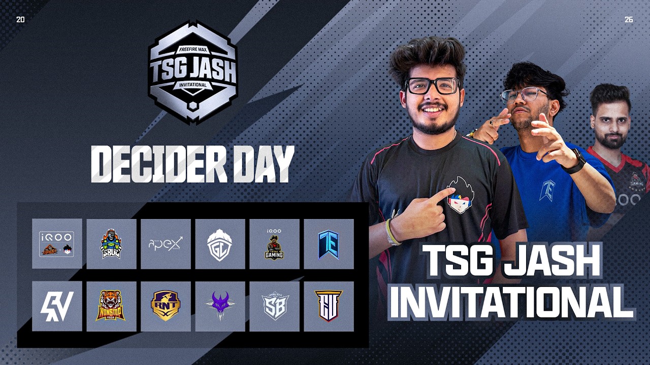 🔥 FREE FIRE LIVE | TSG JASH INVITATIONAL 2026  |  GRAND FINALS  | DAY 2