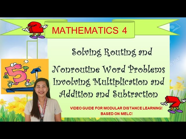 Solving Multistep Word Problems Involving Multiplication And Addition Or Subtraction - Youtube