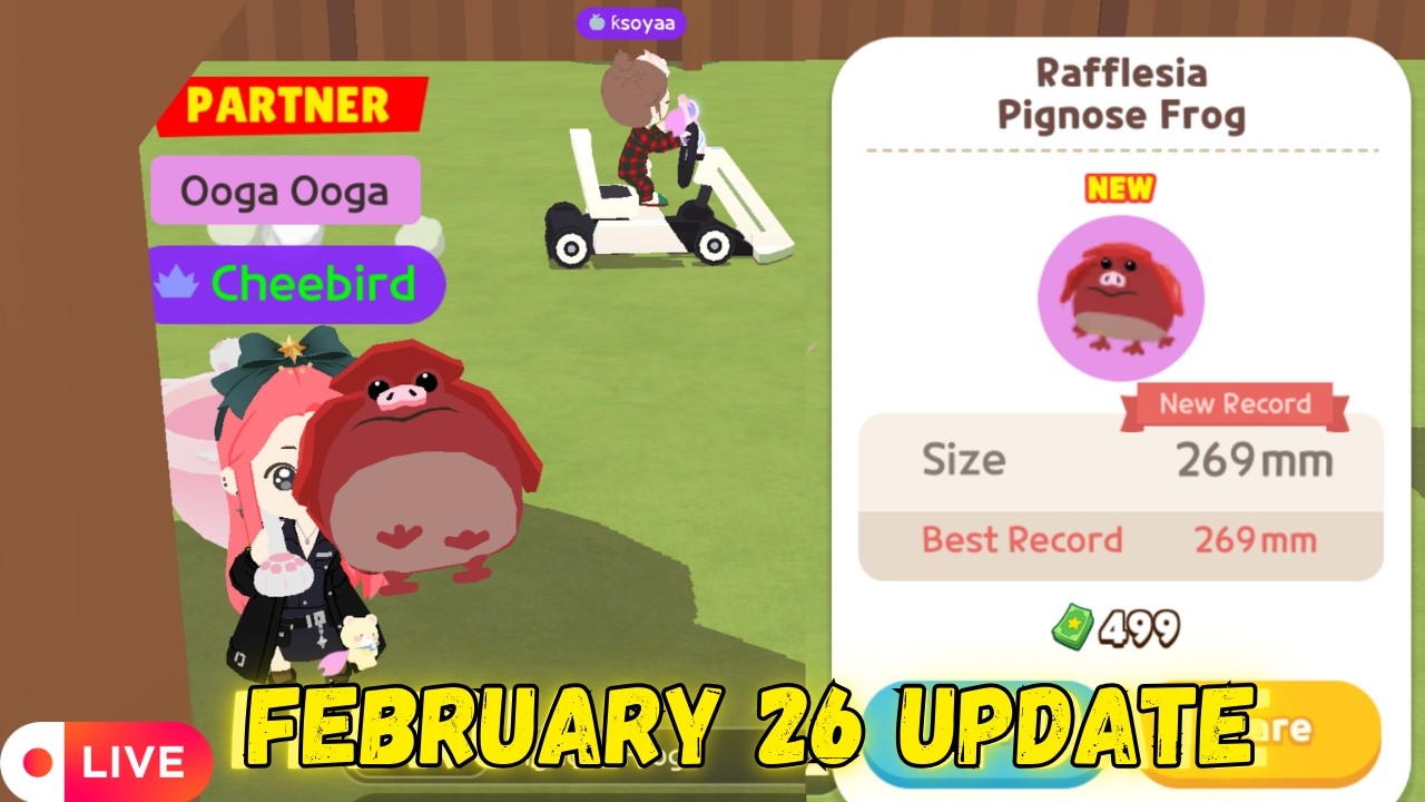 🔴 LIVE : FLOWER FAIRY, February 26 UPDATE (Play Together Game)