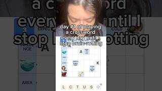 day 1 of doing crossword master together 🧩 #crossword