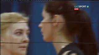 Volleyball Kazakhstan Жетысу - Иртыш-Казхром. Национальная лига (жен.). Плей-офф за 1-4 места.