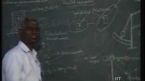 Lecture -17 Principles Of Mechanical Measurements