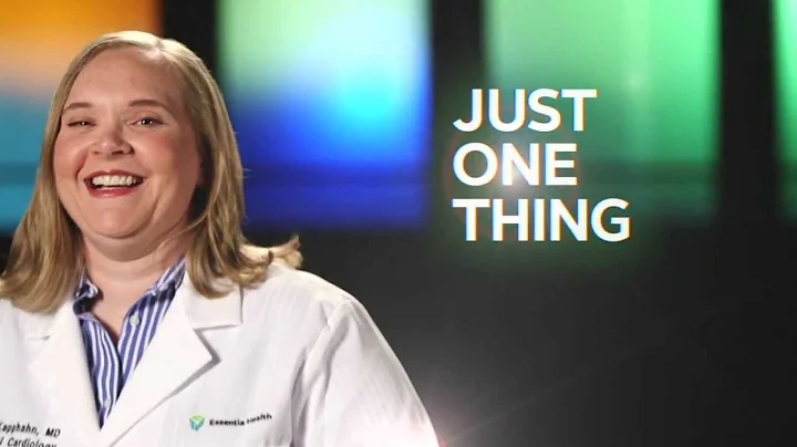 Just One Thing: Dr. Samantha Kapphahn, Interventio...
