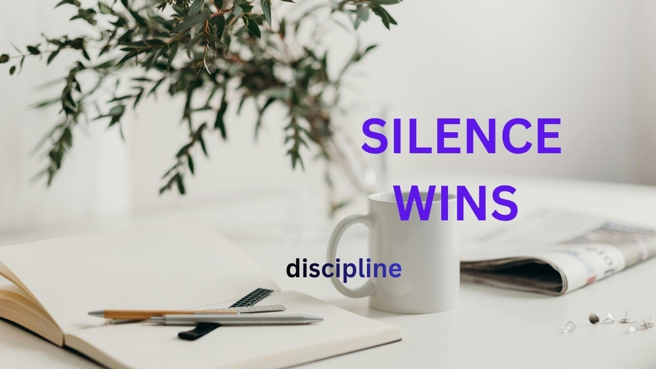 Why disciplined people don’t announce their goals