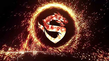 gaming intro without text | how to make fire logo reveal intro | kinmaster tutorial