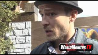 Justin Timberlake Being Interviewed At yogi Bear La Film Premiere