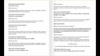 1 - 10 Commandments + Creed (Small Catechism)