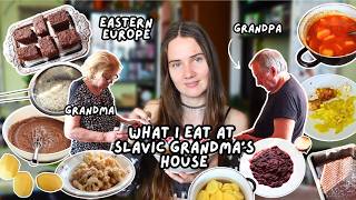 What my SLAVIC GRANDPA cooked for me in EASTERN EUROPE