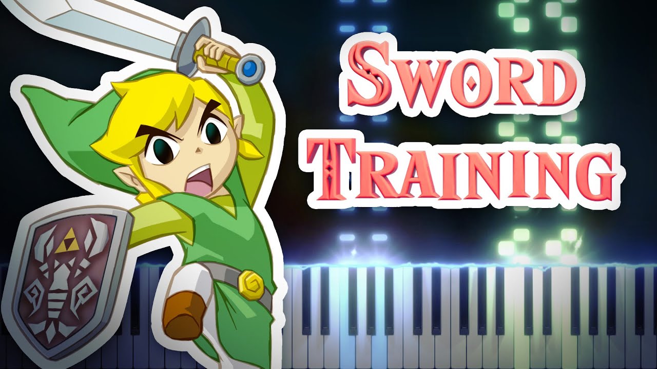 The Legend Of Zelda Phantom Hourglass Sword Training Piano Tutorial