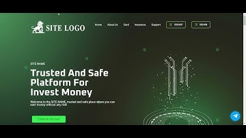 GC HYIP Template 806 Desktop View