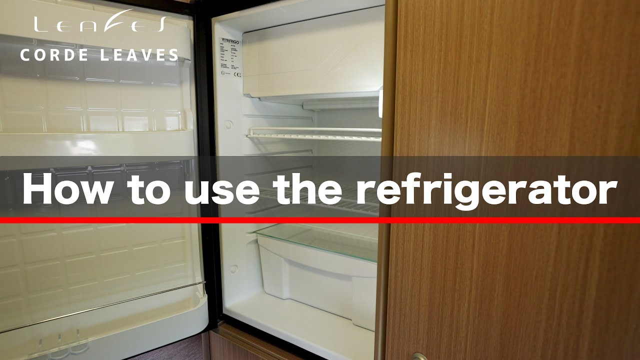 How to use the refrigerator - YouTube