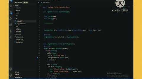 Membuat form login menggunakan flutter dengan aplikasi visual code