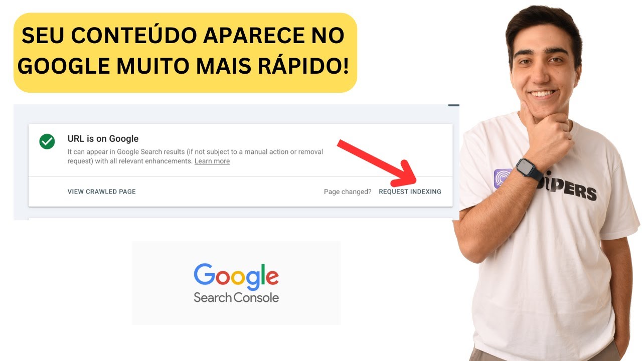 Como Solicitar Indexa o De Uma P gina No Google Search Console GSC Como solicitar indexa o de uma p gina no google search console gsc