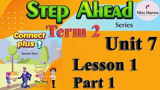 1 - كونكت بلس ثالثه ابتدائي الترم الثاني Connect Plus G3 Unit 7 Where are the family Lesson 1 Part 1