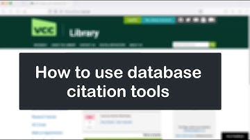 Citation Tools