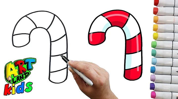 How To Draw A Candy Cane For Kids