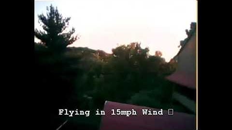 Syma X5C X5SW  Sunrise Flight Test (Strong Wind)
